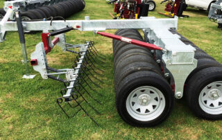Tyre Roller with Harrows