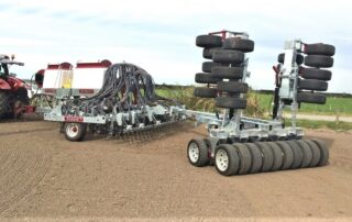 6 meter Air Seeder and Tyre Roller combo