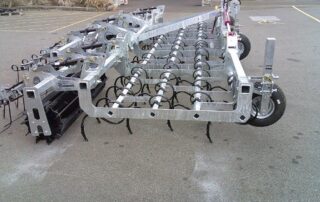 5.7m 3 point linkage finishing cultivator built for Power Farming Rolleston